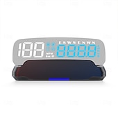 baratos Sistema de visualização frontal-velocímetro hud de carro, display frontal, montado no carro para hud, beidou, satélite, gps, bússola de tempo universal, acessórios para automóveis
