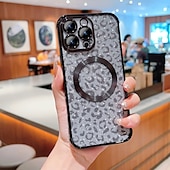お買い得  iPhone用ケース-電話 ケース 用途 iPhone 16 Pro Max プラス iPhone 15 プロマックスプラス iPhone 14 13 12 Pro Max Plus iPhone 14 Pro Max iPhone 13 12 Pro Max バックカバー 磁石バックル ワイヤレス充電をサポート 耐衝撃 レトロ風 仕上げ