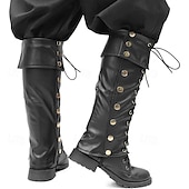 お買い得  靴-レトリ／ヴィンテージ 中世 仮面舞踏会 ゲートル シューズカバー 男性用 男女兼用 海賊 王立 スチームパンク カーニバル マスカレード 性能 パーティー 舞台 成人 シューカバー