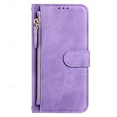 cheap iPhone Cases-Phone Case For iPhone 16 Pro Max Plus iPhone 15 Pro Max Plus iPhone 14 13 12 11 Pro Max Plus iPhone 14 Pro Max iPhone 13 12 11 Pro Max Back Cover with Stand Holder Zipper Support Wireless Charging