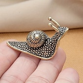 お買い得  彫像-カタツムリの彫像 - ミニレトロ銅カタツムリ彫刻装飾 - 屋外池庭カタツムリ小さな彫像真鍮カタツムリ - 家の装飾動物の彫像ギフト
