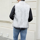 economico Gilet-Per uomo Gilet Cappotto di pelliccia sintetica Giornaliero Appuntamento Da mare Di tendenza Informale Autunno inverno Tenere al caldo Poliestere Comodo Liscio Cardigan Colletto alla coreana Standard