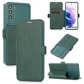 cheap Samsung Cases-Phone Case For S21 A72 A71 A51 A31 S20 Plus S20 Ultra S20 A32 A52 Flip Cover with Stand Holder Card Slot Shockproof Retro TPU PU Leather