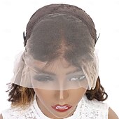 economico Parrucche lace front capelli veri-parrucca frontale in pizzo ombre 13x4 con capelli umani p4/27 parrucca con capelli umani a onda profonda densità 150%