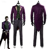 levne Pánské kostýmy-Joker: Folie à Deux Žolík Klaun Kabát Halenka / košile Kalhoty Filmové kostýmy for Pánské Dospělí Karneval Plesová maškaráda Párty