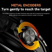 baratos Smartwatch-696 H19 Relógio inteligente 1.95 polegada Relógio inteligente Bluetooth Podômetro Aviso de Chamada Monitor de Sono Compatível com Android iOS Masculino satélite Chamadas com Mão Livre Câmera IP 67