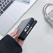 Χαμηλού Κόστους Samsung Θήκη-τηλέφωνο tok Για Samsung Galaxy Z Flip 6 Z Flip 5 Z Flip 4 Z Flip 3 Πίσω Κάλυμμα Ανθεκτική σε πτώσεις Ρετρό TPU PU δέρμα