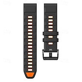 preiswerte Garmin-Uhrenarmbänder-Uhrenarmband für Garmin Fenix 8 47mm 51mm 7X 6 6X Pro Epix Pro Instinct 2X Approach S70 S62 S60 Forerunner 955 945 Epix Marq Descent Quatix 22mm 26mm Silikon Ersatz Gurt Quick Fit Verstellbar