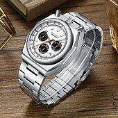 baratos Relógios Quartz-Mini foco multifuncional panda relógio para mulheres aço inoxidável casual moda senhoras à prova d&#039;água quartzo relógio de pulso