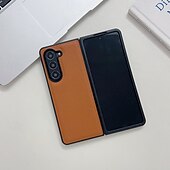 Недорогие Чехлы для Samsung-телефон Кейс для Назначение Z-сгиб 6 Z Fold 5 Z Fold 4 Z Fold 3 Кейс на заднюю панель Защита от удара Ретро ТПУ Кожа PU