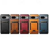 abordables Coques autres téléphones-téléphone Coque Pour Pixel 9 Pro Pixel 9 Pro XL Pixel 8 Pro Pixel 8 Pixel 9 Pixel 7 Pixel 7 Pro Pixel 6 Pixel 6 Pro Coque Arriere Avec Support Détachable Magnétique Rétro TPU PC faux cuir