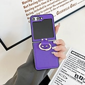 economico Cover Samsung-telefono Custodia Per Capovolgi Z 6 Z Flip 5 Z Flip 4 Z Flip 3 Per retro Fibbia ad anello Resistente agli urti Retrò TPU pelle sintetica