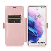 cheap Samsung Cases-Phone Case For S21 A72 A71 A51 A31 S20 Plus S20 Ultra S20 A32 A52 Flip Cover with Stand Holder Card Slot Shockproof Retro TPU PU Leather
