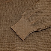 abordables Pulls imprimés-Homme Cheval Pull Pull Zippé Pull Polo Col zippé Rétro Vintage Décontractées Formel Tenue de soirée du quotidien Brodée Tricot Chaud manche longue Automne Hiver Noir Vert Véronèse Marron