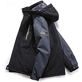 halpa Fleece ja 3 in 1 takit-miesten talvitakki fleecetakki softshell tuulitakki kiipeily lumiurheilu lämpö lämmin vedenpitävä hupullinen urheiluasu