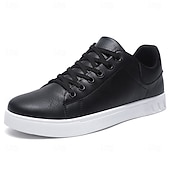 economico Sneakers da uomo-sneakers casual da uomo marroni con lacci - design minimalista con suola bianca, comfort quotidiano