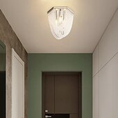 preiswerte Rundes Design-moderne Kristall-Kronleuchter-Deckenleuchte Boho Perlen Deckenleuchte 110-240V