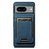 זול תיק טלפון אחר-טלפון מגן עבור Pixel 9 Pro Pixel 9 Pro XL Pixel 8 Pro Pixel 8 Pixel 7 Pixel 7 Pro Pixel 6 Pixel 6 Pro כיסוי אחורי עם מעמד ניתן לניתוק מגנטי רטרו TPU PC עור PU