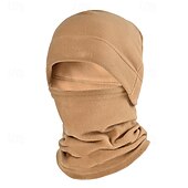 baratos Toucas para o exterior-pescoço polainas Máscara Facial Homens Capa de máscara de ciclismo Tubo para o pescoço Balaclava Térmico / Quente para Esqui Pesca Campismo / Escursão / Espeleologismo Côr Sólida Poliéster Inverno