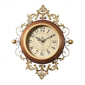 levne Nástěnné ozdoby-velké vintage nástěnné hodiny tiché netikající quartzové nástěnné hodiny kovové nástěnné hodiny retro nástěnné hodiny ve stylu soudu