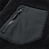 preiswerte Fleece &amp; 3 in 1 Jacken-Herren Wanderjacke Fleecejacke für Wanderer Winter Draussen warm Fleece-Futter Vliesjacken Voller Reißverschluss Klettern Camping / Wandern / Höhlenforschung Reisen Cachi scuro Schwarz Dunkelblau