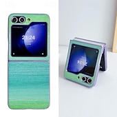 Недорогие Чехлы для Samsung-телефон Кейс для Назначение SSamsung Galaxy Z-флип 7 Z-флип 6 Z Flip 5 Z Flip 4 Z Flip 3 Кейс на заднюю панель Защита от удара Ретро ТПУ Кожа PU
