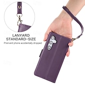 cheap Samsung Cases-Phone Case For S24 S24 Ultra Plus S24 FE S23 S22 S21 S20 Ultra Plus FE A55 A35 A25 A15 5G A14 A34 A73 A53 A33 A72 A52 A42 A12 Back Cover with Stand Holder with Wrist Strap Card Slot Retro TPU PU