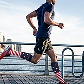 abordables Calcetines de running-Calcetines de yoga 1 Par Hombre Mujer Calcetines de compresión A prueba de resbalones Transpirable Reductor del Sudor Cómodo Entrenamiento de gimnasio Baloncesto Fútbal Corriendo Correr Deportes