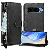 levne Ostatní pouzdra-telefon Carcasă Pro Google Pixel 9 Pro Pixel 9 Pro XL Pixel 8 Pro Pixel 8 Pixel 9 Pixel 7 Pixel 7 Pro Pixel 6 Pixel 6 Pro Pouzdro na peněženku se stojánkem Zip Ochrana celého těla Retro TPU PU kůže