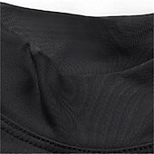 billiga Löpar-T-shirts och linnen-Herr T-shirt för jogging Långärmad T-shirt Ledigt Fritids- Höst Hög hals Andningsfunktion Snabb tork Gymträning Löpning Gång Sportkläder Sportkläder Solid färg Svart Vit Rubinrött