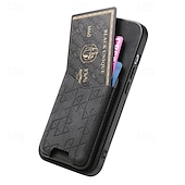 お買い得  サムスン用ケース-電話 ケース 用途 S24 S24 Ultra Plus S24 FE S23 S22 S21 S20 Ultra Plus FE A55 A35 A25 A15 5G A54 A34 A14 A73 A53 A33 A23 A13 A72 A52 A32 A22 A12 S25ウルトラ バックカバー スタンド付き カード挿入口 耐衝撃 レトロ風 TPU PC PUレザー