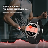 baratos Pulseiras Inteligentes-696 ZM34 Relógio inteligente 1.39 polegada Pulseira inteligente Bluetooth Podômetro Aviso de Chamada Monitor de Sono Compatível com Android iOS Feminino Masculino Chamadas com Mão Livre IP 67 Caixa