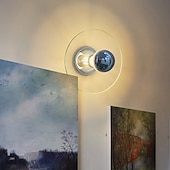 abordables Apliques de pared para interior-Aplique de pared de cristal romántico bauhaus, estilo medieval, retro, cromado, para sala de estar, luces led, lámpara de techo para pasillo de dormitorio, 110-240 V, 5 W