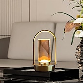 economico Lampade da tavolo-lampada da tavolo ricaricabile usb senza fili dimmerabile tricolore lanterna da comodino luce notturna da tavolo luce d&#039;atmosfera touch per casa hotel campeggio luce tavolo da pranzo illuminazione 1