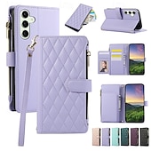 abordables Coques Samsung-téléphone Coque Pour S24 S24 Ultra Plus S24 FE S23 S22 S21 S20 Ultra Plus FE A54 A34 A14 A73 A53 A33 A23 A13 A72 A52 A32 A22 A12 A71 A51 A31 S25 Ultra Coque Arriere Avec Support fermeture Éclair avec