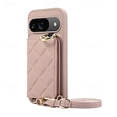 お買い得  その他のスマホケース-電話 ケース 用途 ピクセル9プロ ピクセル9プロXL Pixel 8 Pro Pixel 8 ピクセル9 バックカバー スタンド付き ストラップ付き カード挿入口 レトロ風 TPU PUレザー