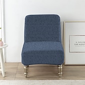 cheap Armchair Cover &amp; Armless Chair Cover-Velvet Accent Chair Covers Luxury High Stretch Armless Chair Slipcovers for Large Chairs, Removable Furniture Protector for Living Dining Room Hotel