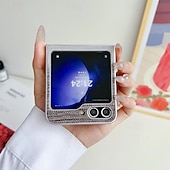 Недорогие Чехлы для Samsung-телефон Кейс для Назначение SSamsung Galaxy Z-флип 7 Z-флип 6 Z Flip 5 Z Flip 4 Z Flip 3 Кейс на заднюю панель Защита от удара Ретро ТПУ Кожа PU