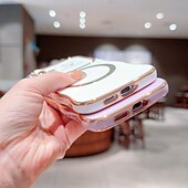 Недорогие Чехлы для Samsung-телефон Кейс для Назначение S24 S24 Ultra Plus S23 Ultra Plus S23 S22 S22 Плюс Ультра S25 Ультра Кейс на заднюю панель Магнитный Поддержка беспроводной зарядки Защита от удара Ретро Покрытие