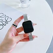 olcso Apple óraszíjak-Solo Loop Kompatibilis valamivel Apple Watch óraszíj 38mm 40mm 41mm 42mm 44mm 45mm 49mm Fém kapocs ötvözet Csere óraszíj mert iwatch Ultra 2 Series 9 8 7 SE 6 5 4 3 2 1
