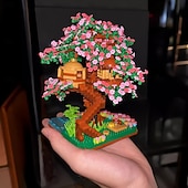 abordables Juguetes de construcción-Bloques de Construcción Flor 2008 pcs Serie de flores compatible ABS + PC Legoing Creativo Juguetes de descompresión Interacción padre-hijo para niño Juguet Regalo