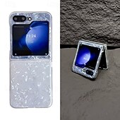 お買い得  サムスン用ケース-電話 ケース 用途 サムスンのギャラクシー Zフリップ6 Z Flip 5 Z Flip 4 Z Flip 3 バックカバー 耐衝撃 レトロ風 PC