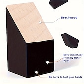 abordables Puzzles-Jeu de blocs 3D difficile : montrez votre QI au maximum, assemblez ces objets géométriques pour former un tout selon les exigences de la carte, cadeau de vacances, cadeau d&#039;Halloween, cadeau de Noël