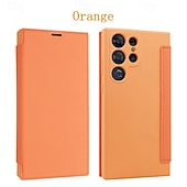 levne Pouzdra pro Samsung-Ochranný kryt na telefon pro S24 S24 Ultra Plus S23 Ultra Plus S23 S22 S22 Plus Ultra S25 Ultra zadní kryt se stojanem slotem na karty odolný proti nárazu retro TPU PU kůže