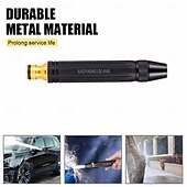 cheap Vehicle Cleaning Tools-Car Washing High Pressure Water Gun Nozzle Garden Hose Nozzle Spray High Pressure Metal Water Gun Sprinkler Adjustable Metal Nozzle Garden Hose Sprinkler