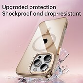 cheap iPhone Cases-Phone Case For iPhone 16 Pro Max Plus iPhone 15 Pro Max Plus iPhone 15 iPhone 14 Pro Max Back Cover with Stand Holder Magnetic Support Wireless Charging Retro TPU PC