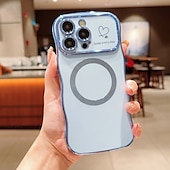 お買い得  iPhone用ケース-電話 ケース 用途 iPhone 16 Pro Max プラス iPhone 15 プロマックスプラス iPhone 14 13 12 11 Pro Max Plus iPhone 14 Pro Max Plus iPhone 13 12 11 Pro Max バックカバー 磁石バックル ワイヤレス充電をサポート 耐衝撃 レトロ風 仕上げ