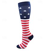 abordables Calcetines de running-Calcetines de yoga 1 Par Hombre Mujer Calcetines de compresión A prueba de resbalones Transpirable Reductor del Sudor Cómodo Entrenamiento de gimnasio Baloncesto Fútbal Corriendo Correr Deportes