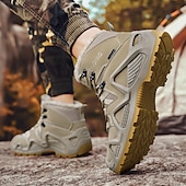 cheap Hiking Boots-Men&#039;s Waterproof Winter Hiking Boots with Fur Lining – Insulated Outdoor Snow Boots for Cold Weather