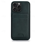 お買い得  iPhone用ケース-電話 ケース 用途 iPhone 16 Pro Max プラス iPhone 15 プロマックスプラス iPhone15 iPhone 14 Pro Max iPhone 13 12 Pro Max iPhone 12 Pro Max iPhone 11 Pro Max バックカバー スタンド付き 磁石バックル ワイヤレス充電をサポート レトロ風 TPU PUレザー